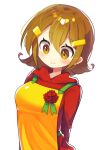  5-volt absurdres apron brown_eyes brown_hair closed_mouth highres offbeat short_hair smile solo warioware 