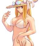  bikini cleavage hat nomura_ryouji swimsuit 