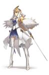  ar_tonelico ar_tonelico_2 chroche_latel_pastalie nagi_ryou sword wings 