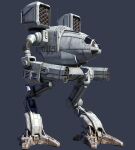 3d arm_cannon battletech concept_art energy_cannon english_commentary highres machinery mad_cat_(battletech) mecha missile_pod no_humans radio_antenna realistic robot science_fiction solo vertexnormal walker weapon window