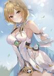 1girl breasts brown_eyes highres looking_at_viewer lumine_(genshin_impact) maruro solo tagme