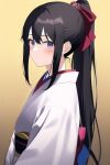  ai-generated archery black_hair bow hair_bow japanese_clothes non-web_source ponytail 