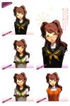  kujikawa_rise glasses megaten persona persona_4 seifuku soejima_shigenori 