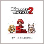  3girls animal_ears bangs blonde_hair chest_jewel dress facial_mark long_hair low_twintails multiple_girls mythra_(xenoblade) nia_(blade)_(xenoblade) nia_(xenoblade) pixel_art pyra_(xenoblade) redforge redhead short_dress short_hair swept_bangs twintails very_long_hair white_dress xenoblade_chronicles_(series) xenoblade_chronicles_2 yellow_eyes 