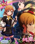 character_name dress idolmaster_million_live!_theater_days orange_hair short_hair yabuki_kana yellow_eyes