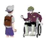  age_difference brassius_(pokemon) florian_(pokemon) injury non-web_source poke_ball poke_ball_(basic) pokemon pokemon_(game) pokemon_sv wheelchair 
