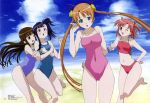  bikini breast_grab kagurazaka_asuna konoe_konoka mahou_sensei_negima sakurazaki_setsuna sasaki_makie swimsuit 