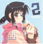  calendar cut_a_dash!! genshiken glasses mitsumi_misato ogiue_chika 