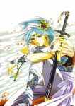  arslan arslan_senki flower heroic_legend_of_arslan highres male sword weapon 