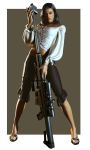  capcom cg dead_rising gun isabella_keyes sniper_rifle weapon 