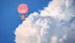  absurdres clouds cloudy_sky floating going_merry highres no.6_(numberr_6) octopus one_piece parachute scenery ship sky tagme watercraft 