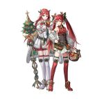  2girls cordelia_(fire_emblem) fire_emblem fire_emblem_awakening fire_emblem_fates fire_emblem_heroes holding holding_polearm holding_weapon long_hair mother_and_daughter multiple_girls official_alternate_costume polearm red_eyes selena_(fire_emblem) selena_(fire_emblem_fates) very_long_hair weapon 