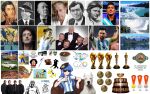  2022_fifa_world_cup 3girls 6+boys absurdres argentina argentinian_flag_print beret black_shorts blue_hair blue_shirt breasts closed_mouth commentary_request couch hat highres hinanawi_tenshi holding_mate long_hair mate meme multiple_boys multiple_girls peach_hat_ornament photo-referenced rakkidei shirt shorts sidelocks simple_background sitting small_breasts smile soccer_uniform spanish_commentary spanish_text sportswear striped striped_shirt sunglasses touhou vertical-striped_shirt vertical_stripes white_shirt world_cup 