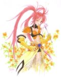  inomata_mutsumi ladle long_hair nanaly_fletch official_art red_eyes redhead tales_of_(series) tales_of_destiny twintails 
