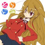  aisaka_taiga brown_hair lowres red_eyes riku_yama toradora! 