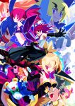  axel_(disgaea) bat_wings blonde_hair demon_girl detached_sleeves disgaea disgaea_2 elbow_gloves etna flat_chest flonne flonne_(fallen_angel) gloves hanako harada_takehito highres laharl makai_senki_disgaea_2 miniskirt nippon_ichi pointy_ears prinny red_eyes red_hair rozalin skirt tail taro_(disgaea) tink wings yukimaru 