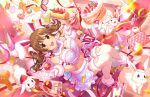  black_eyes blush brown_hair dress idolmaster_cinderella_girls_starlight_stage long_hair smile totoki_airi twintails 