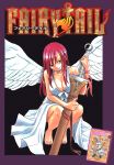  cleavage erza_scarlet fairy_tail mashima_hiro wings 