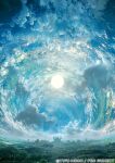  clouds concept_art fate/grand_order fate_(series) jungle nature no_humans rounin_(amuza) scenery sky sun temple 