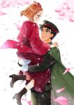 1boy 1girl brown_hair carrying_person detective_conan female kyougoku_makoto male suzuki_sonoko