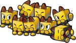  animal_ears blitty_(mario) block cat_ears closed_eyes highres lying mario_&amp;_luigi_rpg mario_&amp;_luigi_rpg_(style) official_art on_side one_eye_closed open_mouth super_mario_bros. transparent_background 