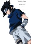  male naruto signed uchiha_sasuke vector 