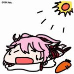 1girl animated_gif exhausted honkai_(series) honkai_impact open_mouth seseren sun sunlight sweating