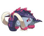  1other absurdres artist_request elephant great_tusk highres no_humans official_art pokemon pokemon_(creature) pokemon_(game) pokemon_sv sharp_teeth simple_background solo spikes tail teeth transparent_background tusks yellow_eyes 