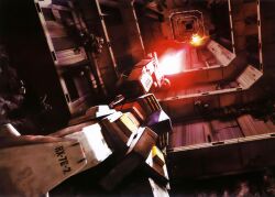  battle battle_damage beam_rifle damaged energy_beam energy_gun gun gundam last_shooting mecha mobile_suit mobile_suit_gundam morishita_naochika no_humans photoshop_(medium) robot rx-78-2 scan weapon zeong 