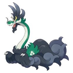  artist_request claws dragon drampa fangs full_body mega_drampa mega_pokemon no_humans official_art open_mouth pokemon pokemon_(creature) pokemon_focus pokemon_legends:_z-a second-party_source solo transparent_background 