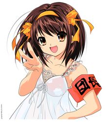  bikini signed suzumiya_haruhi suzumiya_haruhi_no_yuuutsu swimsuit vector 