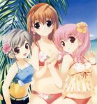  arihara_akeno ayanobe_tamami bikini fixed kouzuki_chihaya kusari swimsuit 