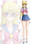  bishoujo_senshi_sailor_moon cleavage cute mask sailor_v smile 