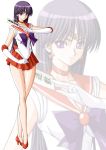  bishoujo_senshi_sailor_moon cleavage cute sailor_mars smile 