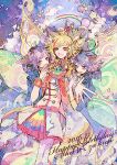  2016 3boys animal_ears black_hair blonde_hair blue_hair brothers candy_(robbit) character_name dated fox_boy fox_ears green_eyes green_hair happy_birthday kai_(show_by_rock!!) looking_at_viewer male_focus multicolored_hair multiple_boys open_mouth painting_(medium) pink_hair riku_(show_by_rock!!) short_hair show_by_rock!! shu_zo_(show_by_rock!!) siblings smile traditional_media twins watercolor_(medium) 
