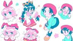  adeleine adeleine_(kirby) angry crying fairy_queen kirby_(series) kirby_64 porta3948_5 ribbon ribbon_(kirby) ripple_star_queen 