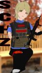 ak_47 blonde_hair body_armor germany schz