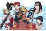   black_eyes black_hair blonde_hair blue_eyes blue_hair clouds fan gaara green_eyes grey_hair haruno_sakura hatake_kakashi hyuuga_hinata hyuuga_neji kankuro kunai long_hair naruto pink_hair quad_tails red_hair sandals short_hair shorts shuriken spiky_hair temari toad uchiha_sasuke uzumaki_naruto white_eyes  