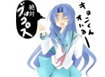  asakura_ryouko blue_hair long_hair seifuku suzumiya_haruhi_no_yuuutsu 