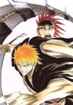  abarai_renji bleach bleed_through kurosaki_ichigo male tite_kubo 