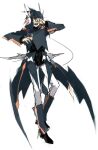  1boy blue_hair dialga hair_between_eyes hair_ornament hairclip jacket looking_at_viewer male_focus personification pokemon red_eyes short_hair simple_background solo standing tinted_eyewear yara_kami_meiosei 