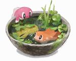  artist_name bowl bright_pupils brown_eyes commentary highres in_water lily_pad looking_at_another mokuzou_(moku_ssbu) moss no_humans partially_submerged plant pokemon pokemon_(creature) simple_background submerged swimming symbol-only_commentary tatsugiri tatsugiri_(curly) tatsugiri_(droopy) tatsugiri_(stretchy) water white_background white_pupils 