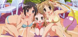  bikini cleavage he_is_my_master sawatari_izumi sawatari_karin sawatari_mitsuki swimsuit 