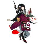  1girl bayonet black_hair black_pantyhose c: clothing_request flower flower_request full_body geta girls_frontline gun gun_on_back hair_flower hair_ornament holding japanese_clothes karei kimono long_hair looking_at_viewer looking_to_the_side official_alternate_costume official_art omikuji pantyhose red_eyes red_kimono simple_background smile solo standing statue submachine_gun transparent_background turtle type_100 type_100_(girls&#039;_frontline) type_100_(kagura_in_black)_(girls&#039;_frontline) very_long_hair weapon weapon_on_back white_footwear white_kimono zipper 