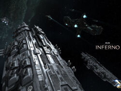  3d attack_ship_(eve_online) battlecruiser_(eve_online) battleship_(eve_online) caldari_state_(eve_online) clouds combat_ship_(eve_online) commentary copyright_logo copyright_name cruiser_(eve_online) dark_background drake_(eve_online) duvolle_laboratories_(eve_online) eve_online federation_navy_(eve_online) fleet flying gallente_federation_(eve_online) glowing hyperion_(eve_online) kaalakiota_corporation_(eve_online) logo maya_(medium) military_vehicle missile_pod no_humans official_art outdoors radio_antenna realistic scenery science_fiction space spacecraft spacecraft_turret star_(sky) starry_sky_background support_ship_(eve_online) thorax_(eve_online) thrusters vehicle_focus ymir_jonsson 