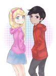 1boy 1girl blonde_hair blue_eyes brown_eyes brown_hair couple female male marco_diaz star_butterfly star_vs_the_forces_of_evil