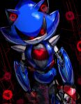  black_sclera colored_sclera heart highres metal_sonic no_humans red_eyes robot solo sonic_(series) standing usa37107692 