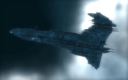  3d blue_theme caldari_state_(eve_online) capital_ship_(eve_online) carrier carrier_(eve_online) combat_ship_(eve_online) commentary electronic_warfare_ship_(eve_online) english_commentary eve_online flying from_side glowing highres ishukone_corporation_(eve_online) military_vehicle no_humans outdoors realistic science_fiction space spacecraft super_capital_ship_(eve_online) supercarrier_(eve_online) support_ship_(eve_online) vankaiser vehicle_focus wyvern_(eve_online) 
