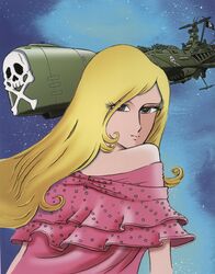  battleship_arcadia captain_harlock galaxy_express_999 maetel matsumoto_leiji 