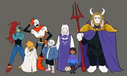  1other 2024 2d 3girls 4boys alphys alternate_skin_color ambiguous_gender animal_ears anthro armor asgore_dreemurr barefoot beard black_eyepatch black_shorts black_tank_top blonde_hair blue_jacket blue_pants blue_shirt blue_shorts blue_skin blue_socks bluebertea brothers brown_hair brown_pantyhose brown_shoes buck_teeth cape child clip_studio_paint_(medium) cloak coat colored_sclera colored_skin commentary crown dark-skinned_other dark_skin delta_rune_(symbol) delta_rune_print digital_media dinosaur dinosaur_girl droopy_ears ear_fins english_commentary everyone eyepatch facial_hair fangs female fins fish fish_girl floppy_ears flower flowey_(undertale) frisk_(undertale) full_body furry furry_female furry_male glasses gloves goat goat_boy goat_ears goat_girl goat_horns grey_background grey_hood grin head_fins height_difference high_ponytail highres holding holding_polearm holding_trident holding_weapon hollow_eyes hood hood_down hooded_jacket horizontal-striped_clothes horns human humanoid jacket lab_coat lineup lizard lizard_girl lizard_tail long_hair long_sleeves male mammal monster monster_boy monster_girl multiple_boys multiple_girls open_clothes open_jacket pants pantyhose pantyhose_under_shorts papyrus_(undertale) pauldrons pink_slippers pink_stripes plant polearm ponytail purple_cloak purple_robe red_boots red_cape red_gloves red_hair reptile reptile_girl reptile_tail robe sans_(undertale) scalie sharp_teeth shirt shoes short_hair shorts siblings simple_background single_vertical_stripe skeleton slippers slit_pupils smile socks standing striped_clothes striped_shirt striped_shorts tail tank_top teeth toriel trident two-tone_shirt undead undertale undyne utdr_(toby_fox) vertical-striped_clothes vertical-striped_shorts weapon white_armor white_coat white_fur white_horns white_shirt white_socks white_stripes yellow_flower yellow_sclera yellow_skin yellow_teeth 